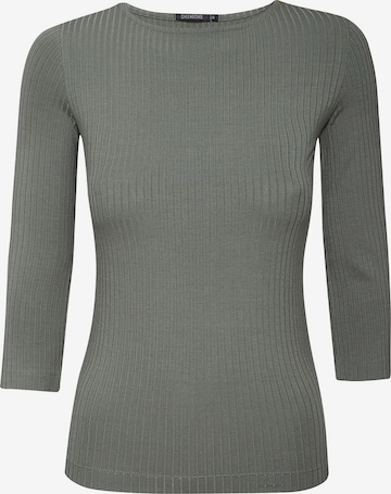 GREENBOMB Shirt ' Basic Refined ' in Groen: voorkant