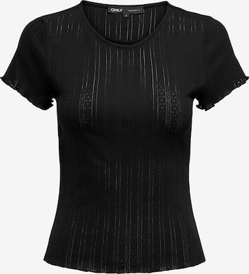 T-shirt 'Carlotta' ONLY en noir : devant