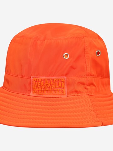 River Island Hat in Orange