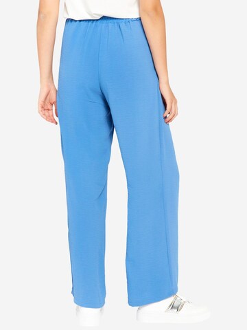 LolaLiza Wide leg Pleat-front trousers in Blue