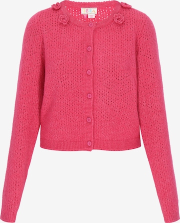 IZIA - Casaco de malha em rosa: frente