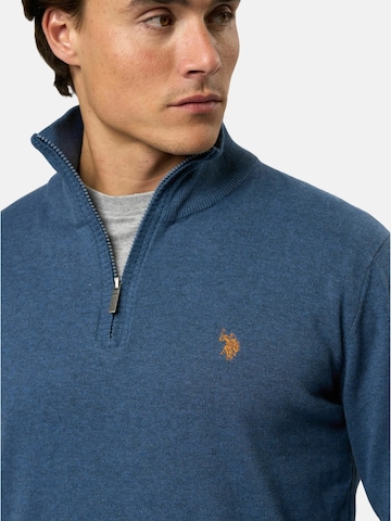 Pull-over 'Brison' U.S. POLO ASSN. en bleu