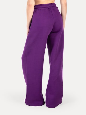 Loosefit Pantalon 'Siara' Smilodox en violet