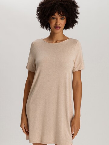 Hanro - Camisola de pijama ' Natural Elegance ' em bege