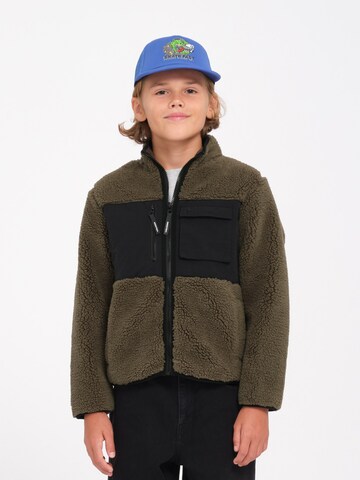 Veste en polaire 'Storm' Volcom en vert : devant