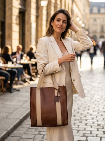 Shopper 'Tobacco Manhattan Collection' di THE DUST COMPANY in marrone: frontale