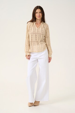 Cream Bluse 'Tully' i beige