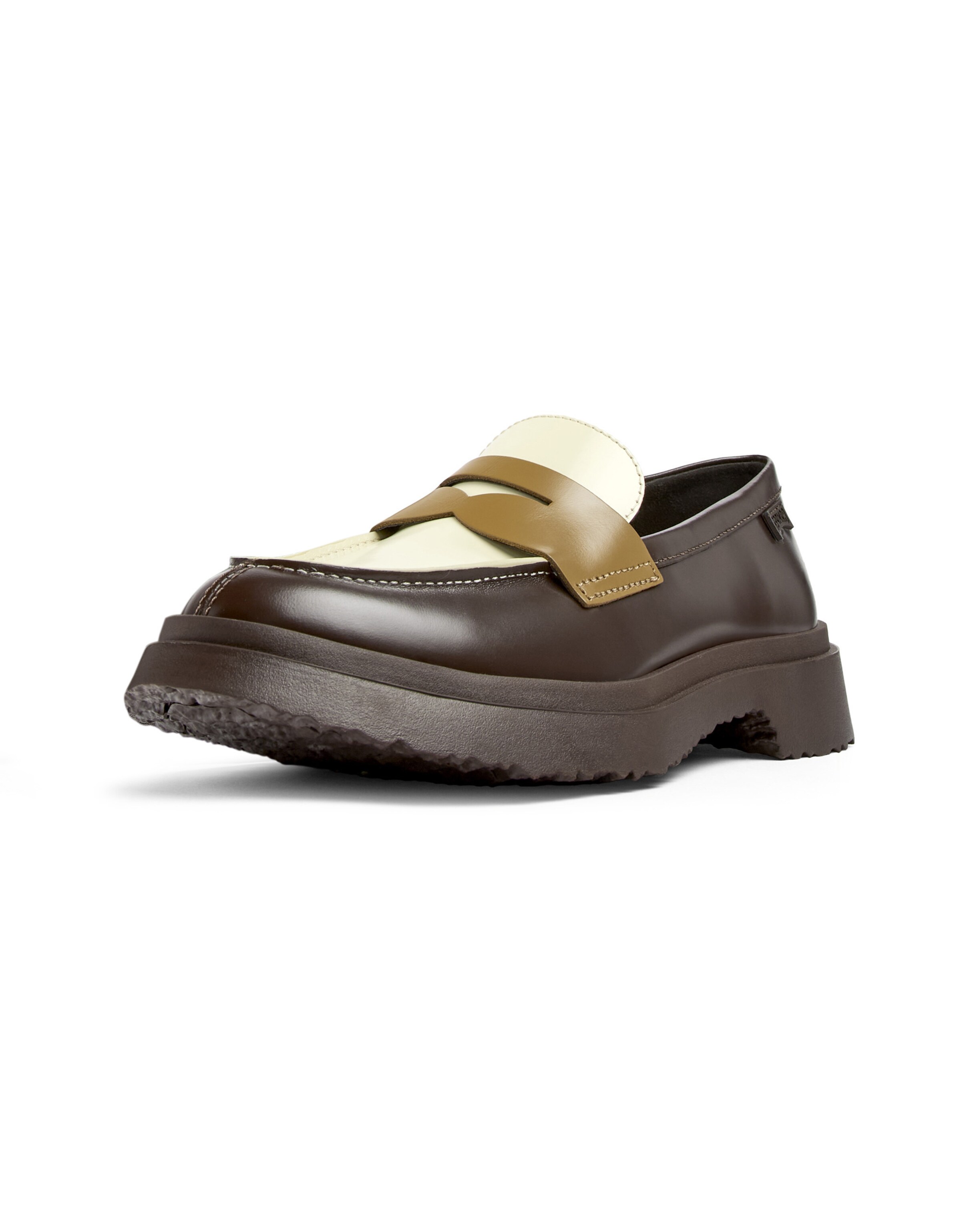 CAMPER Moccasin ' Walden Twins ' in Brown: front
