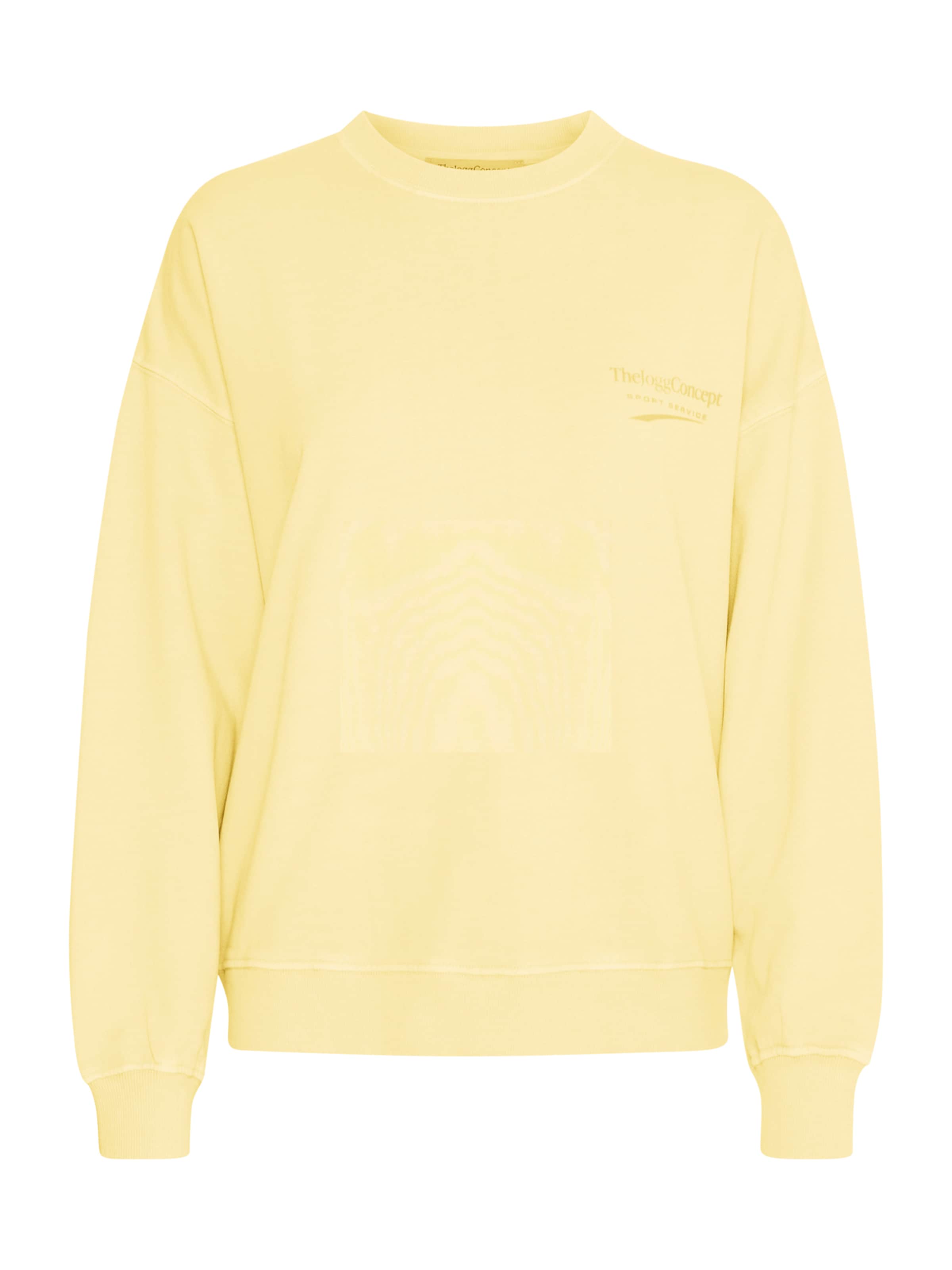 The Jogg Concept Sweatshirt 'JCRUBI' in Gelb: Vorderseite