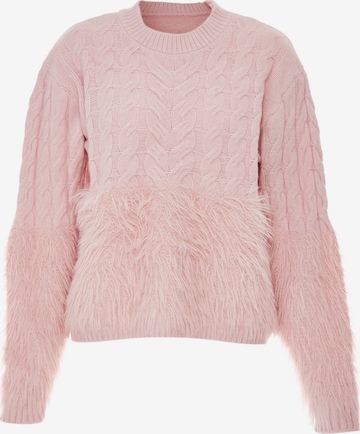 Pull-over Poomi en rose : devant