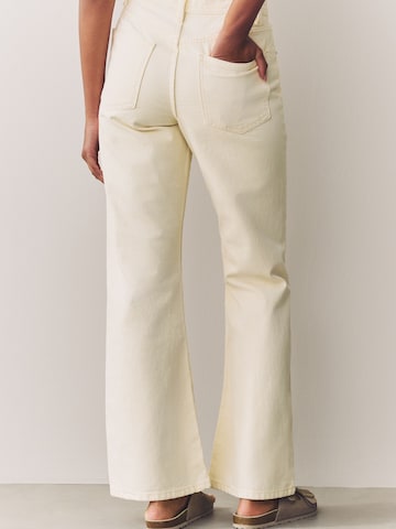 Next Wide Leg Jeans in Beige
