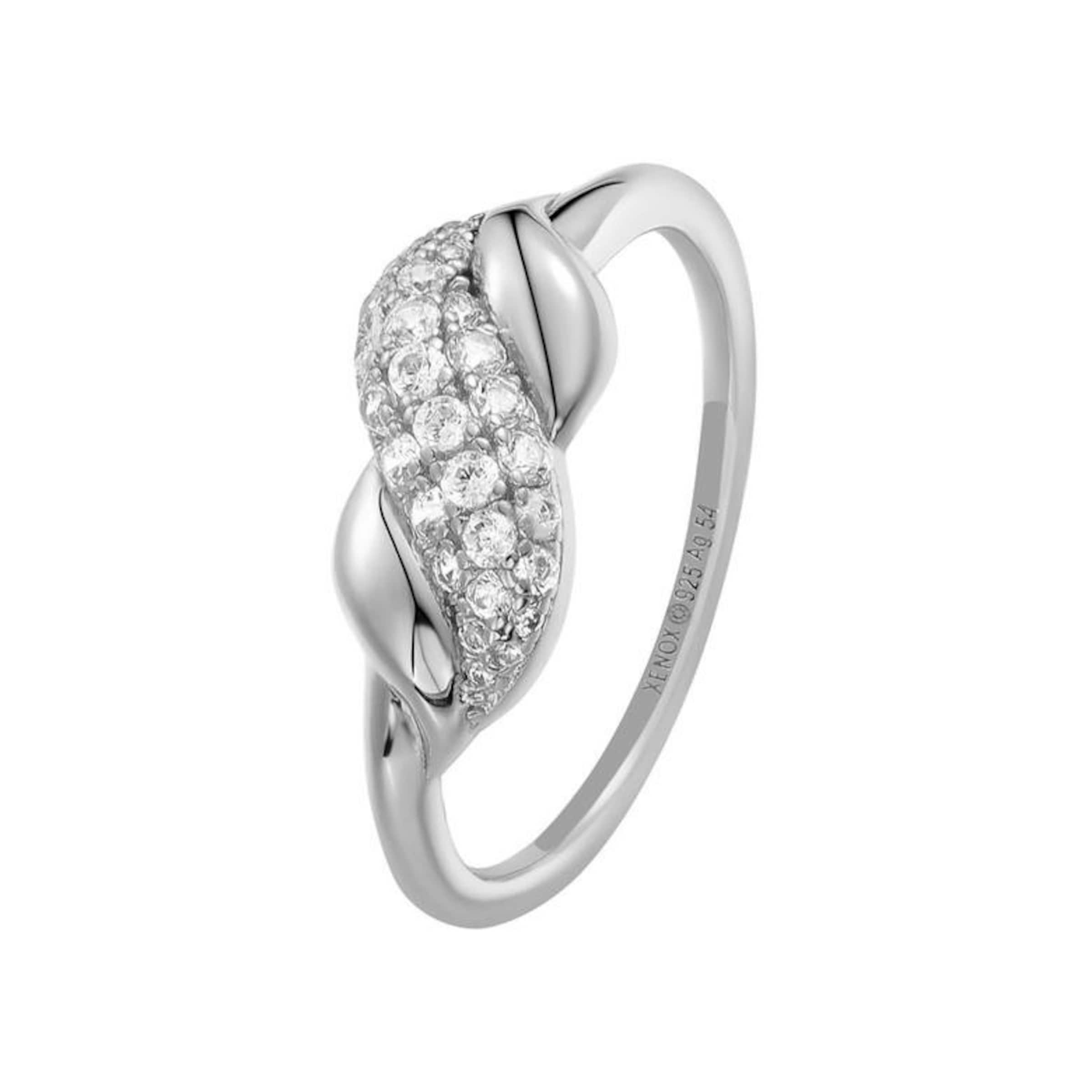 XENOX Ring in Silber: Vorderseite