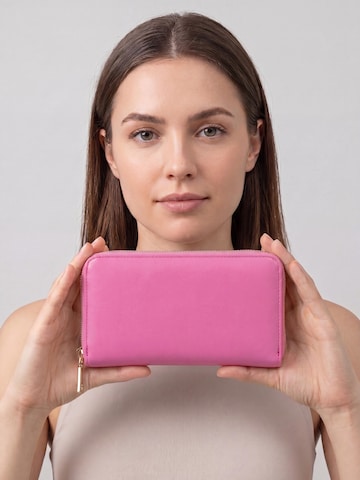 MILLYMILK® Wallet 'PURA LARGE' in Pink: front