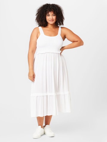 Zizzi Dress 'WISMA' in White: front