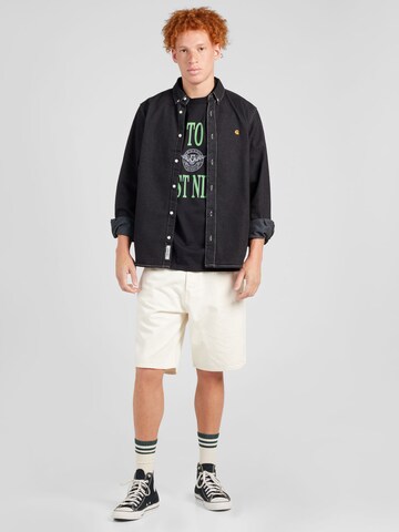 Carhartt WIP Regular Fit Skjorte 'Weldon' i sort