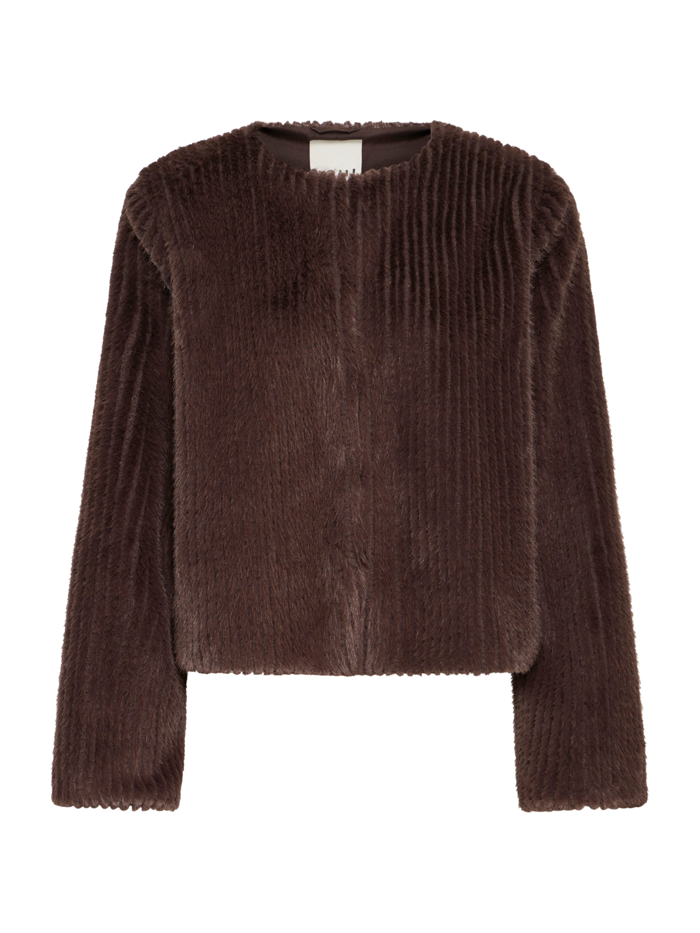 ICHI Φθινοπωρινό και ανοιξιάτικο μπουφάν 'IHCIKORA' σε καφέ: μπροστά