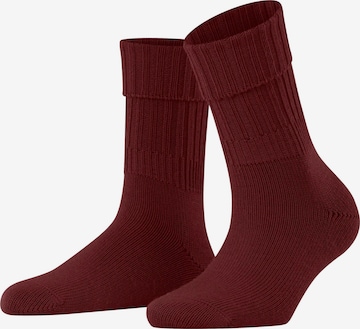 FALKE Socken 'Striggings Rib' in Rot: Vorderseite