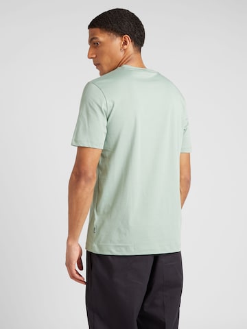 BOSS Black T-Shirt 'Thompson 01' in Grün