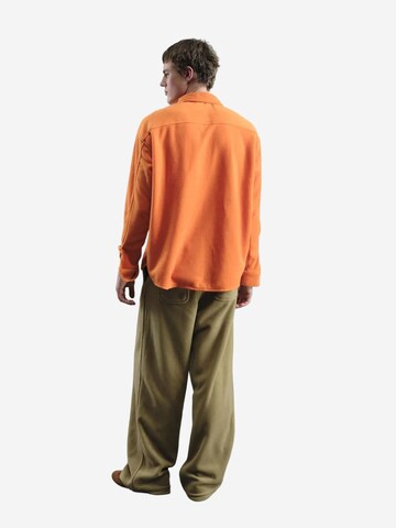 Fit confort Chemise Giesto en orange