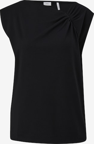 s.Oliver BLACK LABEL Skjorte i svart: forside
