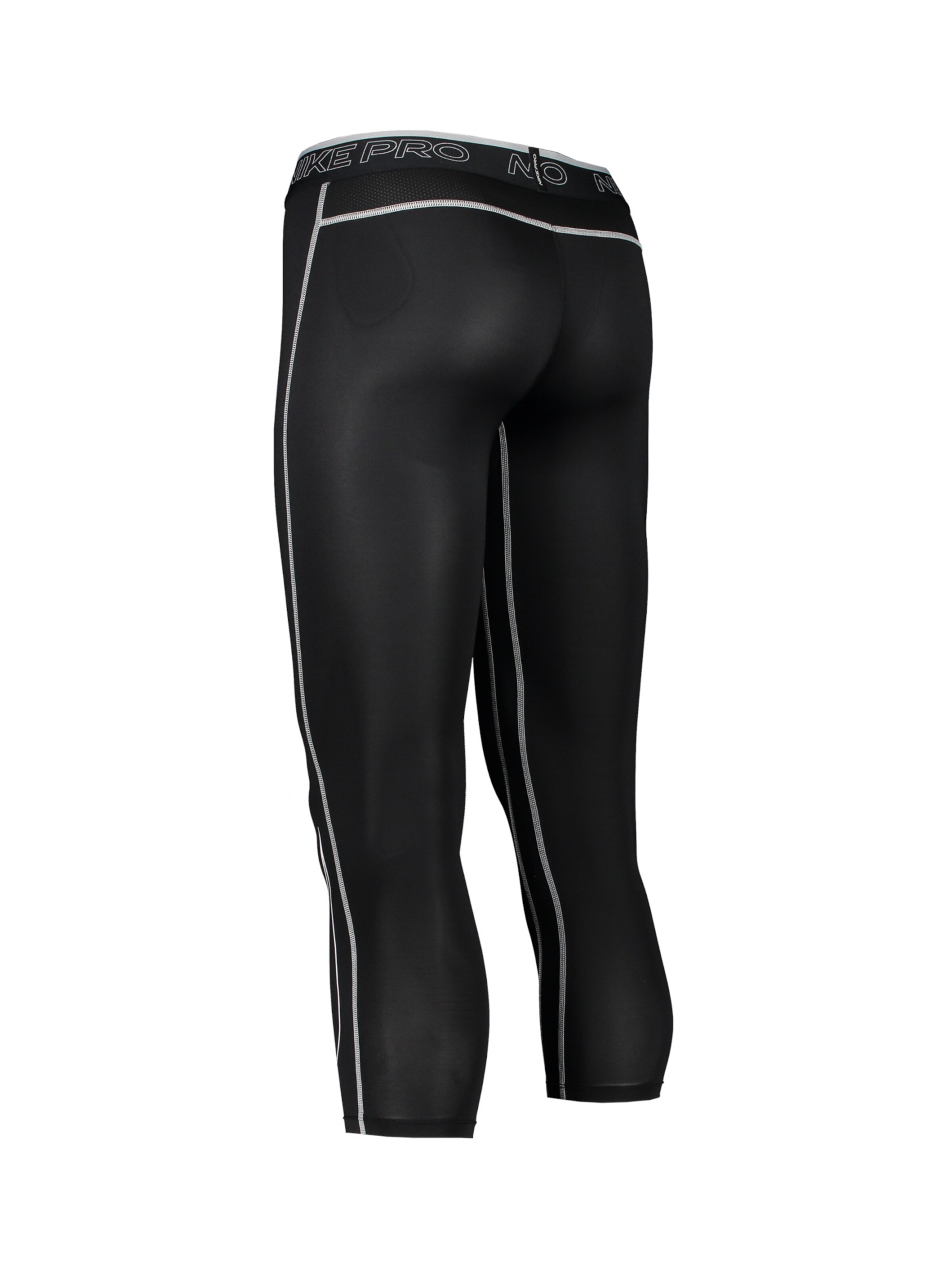 NIKE Skinny Sportunterhose in Schwarz