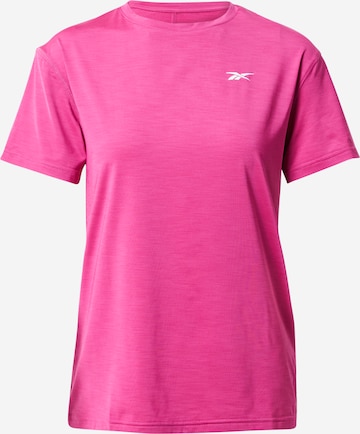 Reebok Sport - Camiseta funcional en rosa: frente