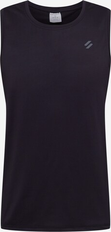 Superdry Performance Shirt in Black: front