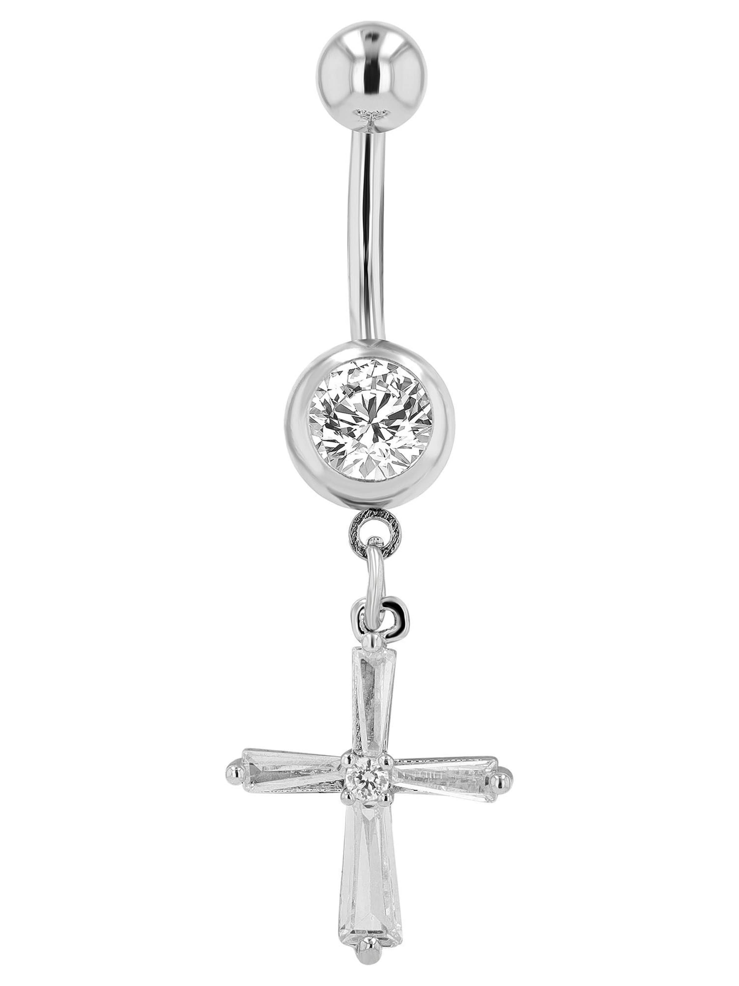 Akzent Piercings 'Selby, langlebig' in Silver: front