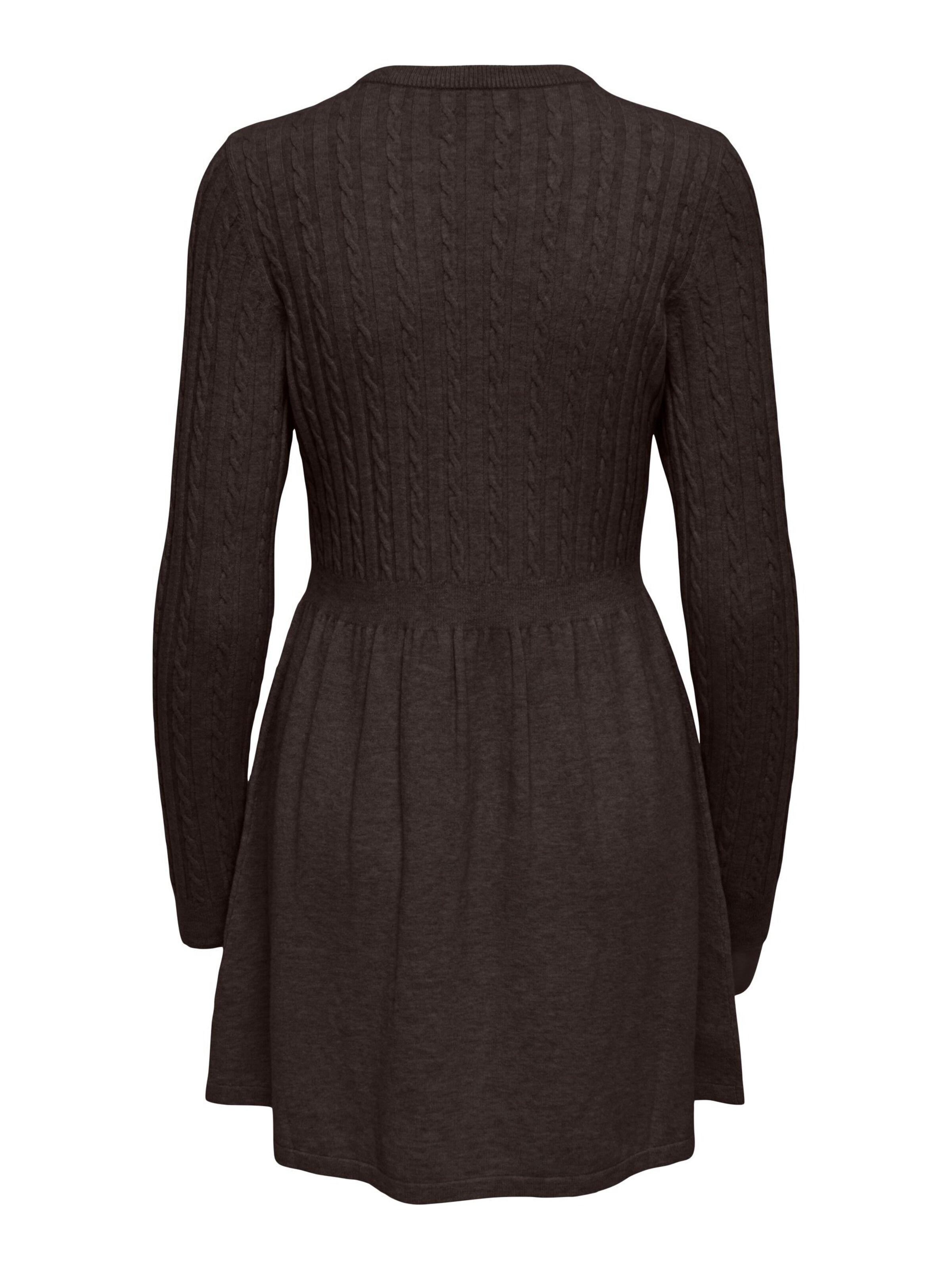 Robes en maille 'ONLFia' ONLY en marron