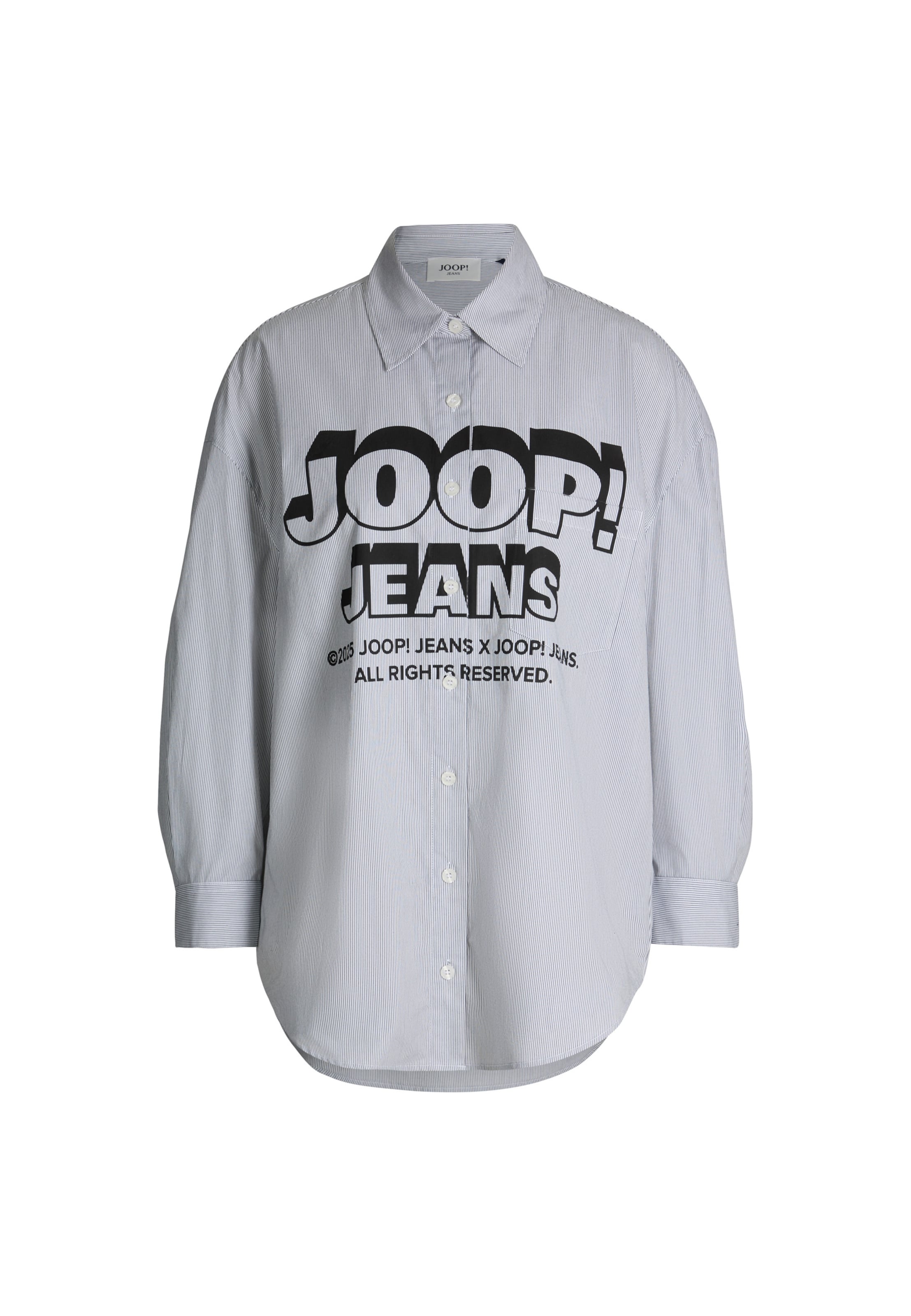 JOOP! Jeans Блузка 'Brenda' в Серый: спереди