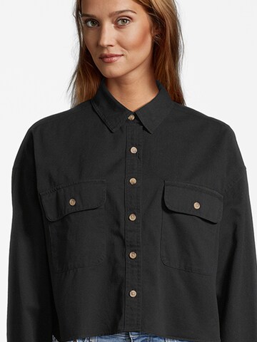 AÉROPOSTALE Bluse in Schwarz