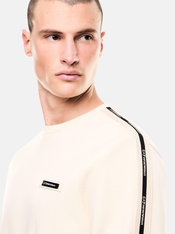 Sweat-shirt EA7 Emporio Armani en beige