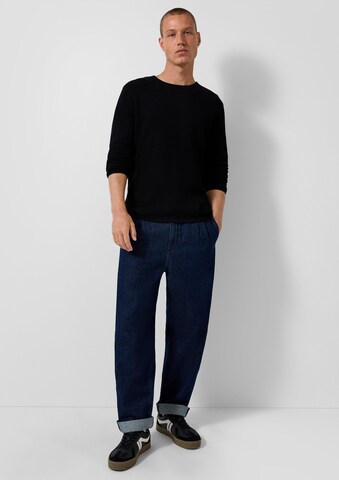 QS Pullover in Schwarz