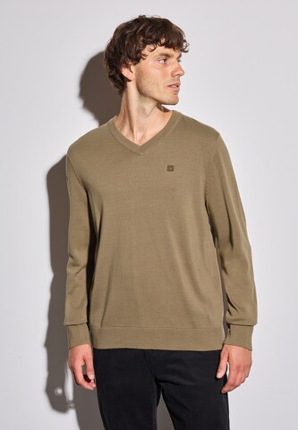 Street One MEN Sweater in Brown: front