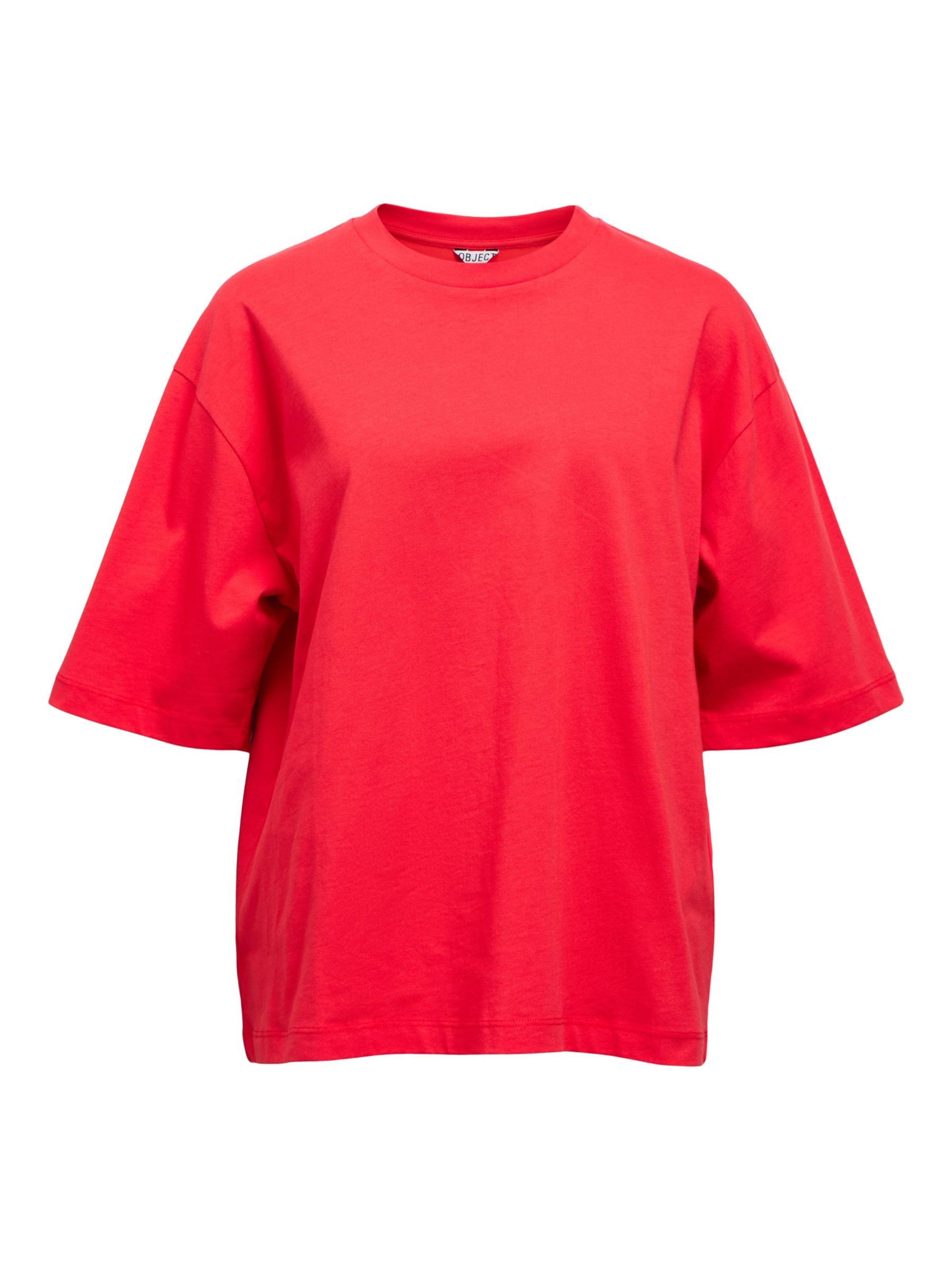 OBJECT T-Shirt 'OBJGima' in Rot: Vorderseite