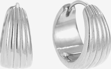 Boucles d'oreilles 'CORINNE' Cala Rose en argent : devant