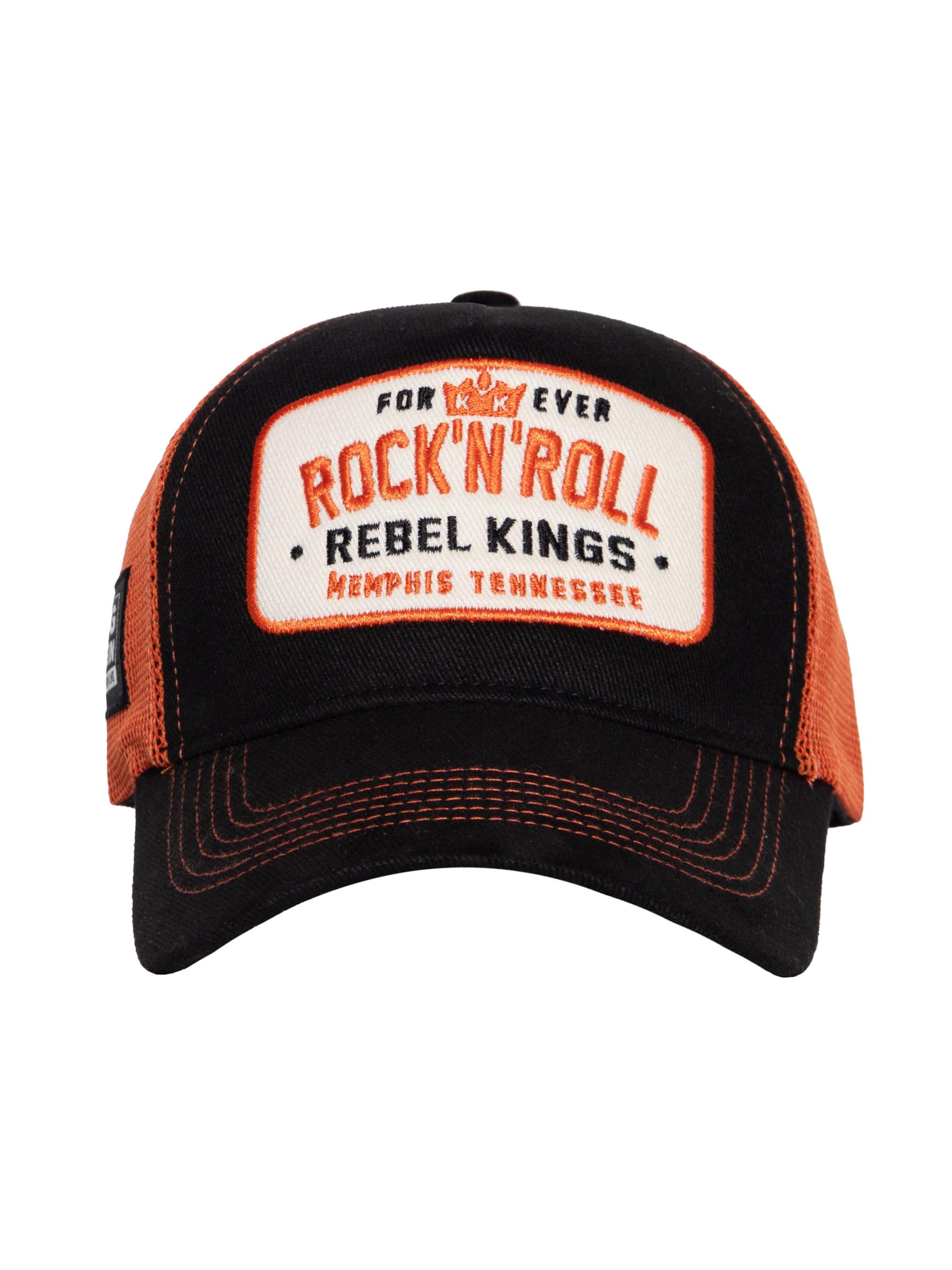 King Kerosin Cap 'Forever Rock'n'Roll'‌‌‌‌ in Schwarz