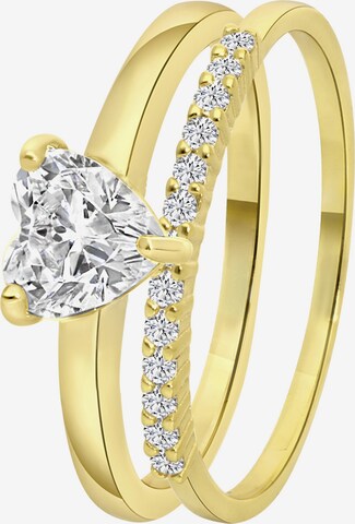 Lucardi Ring in Gold: front