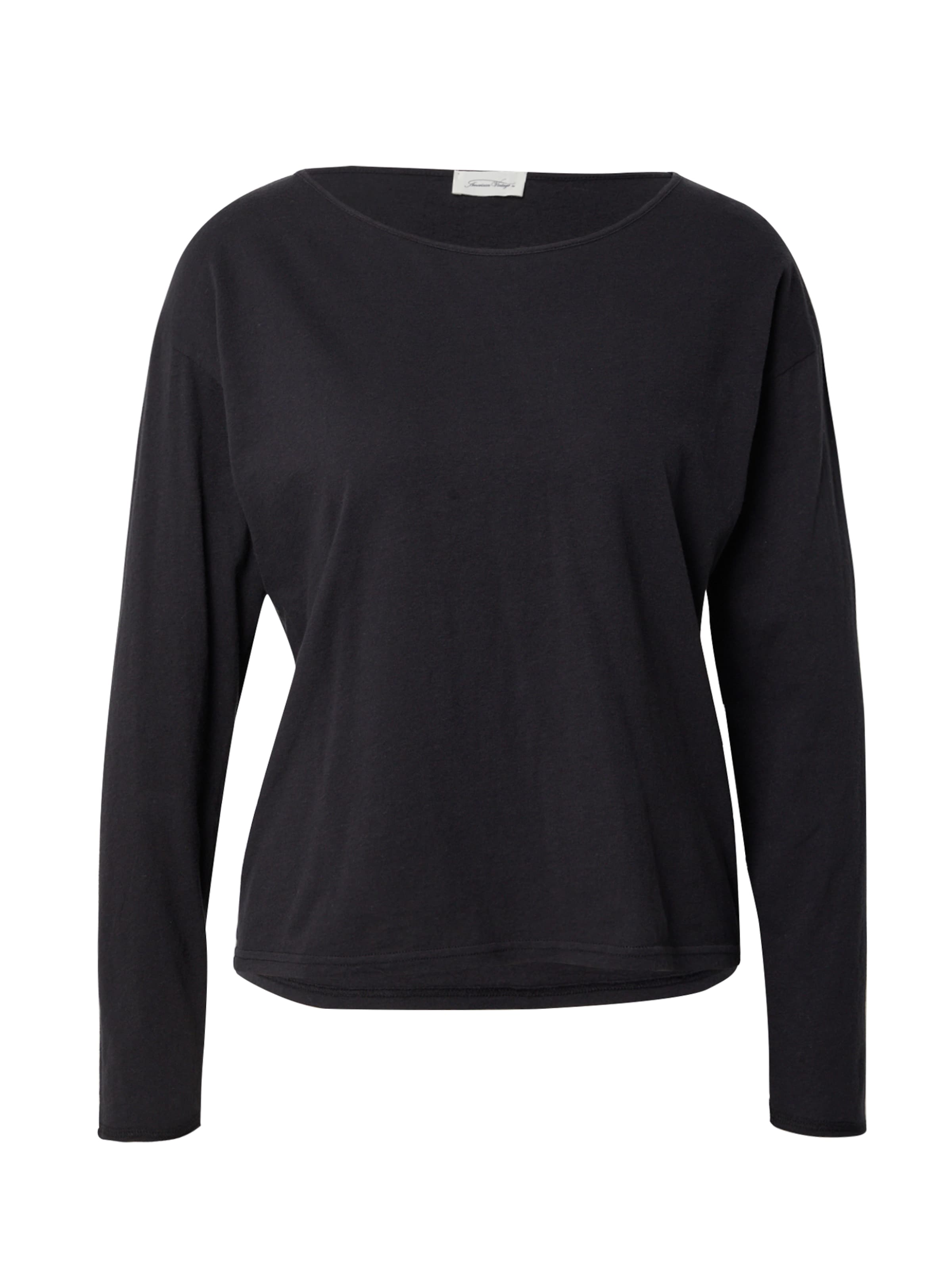 AMERICAN VINTAGE - Camiseta 'AKSUN' en negro: frente