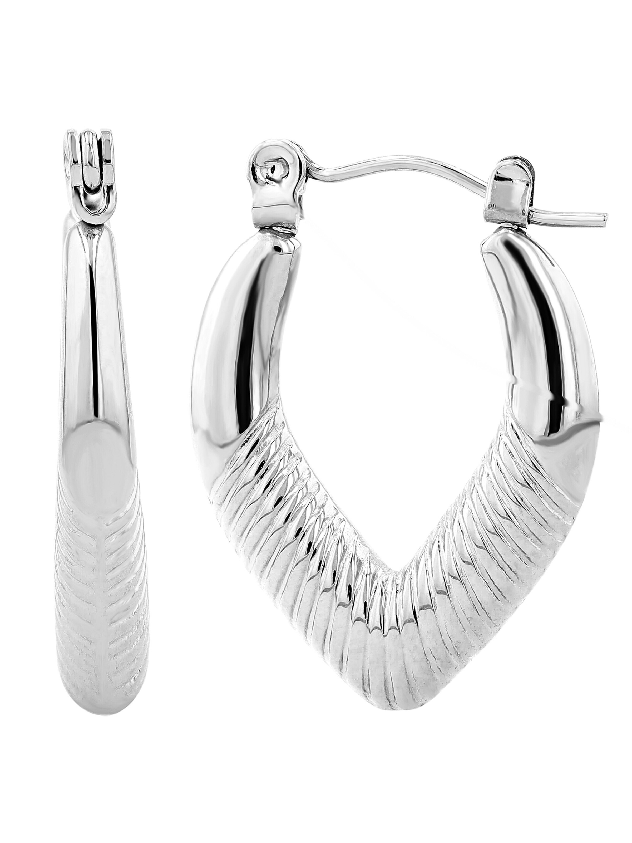 Akzent Earrings 'wasserfest' in Silver