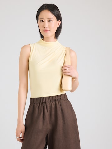 PIECES Μπλούζα 'PCMADISON' σε κίτρινο: μπροστά