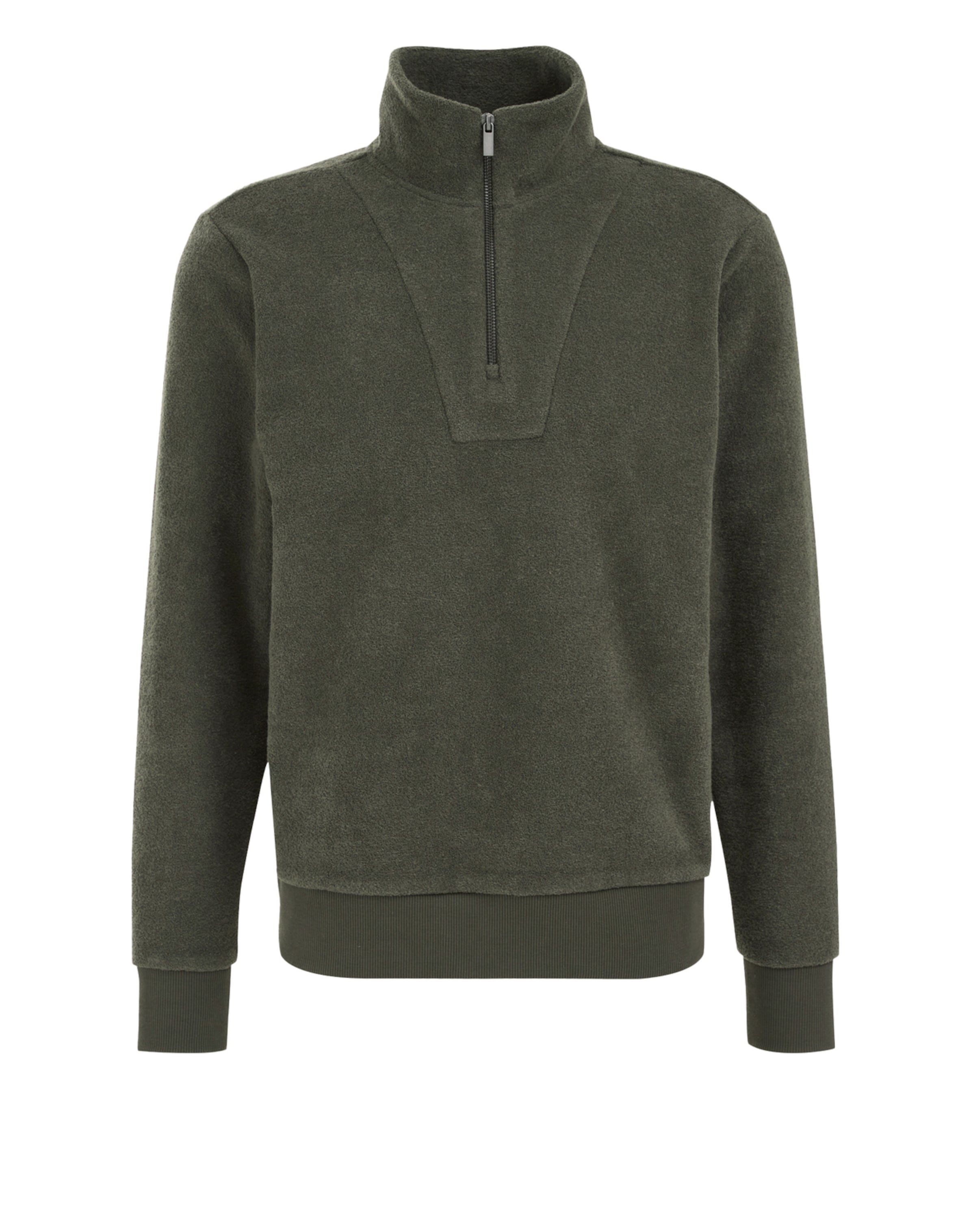 WE Fashion Свитер в Зеленый: спереди