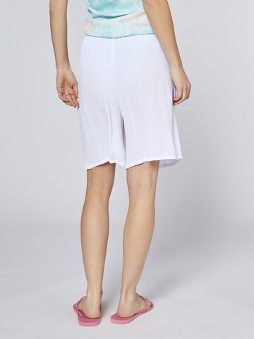 CHIEMSEE Loose fit Pants ' mit luftig-leichter Qualität ' in White
