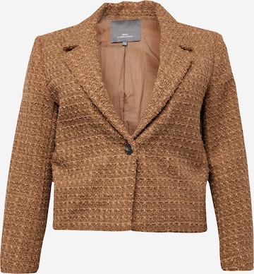 ONLY Carmakoma Blazer 'NEW KENNEDY' in Brown: front