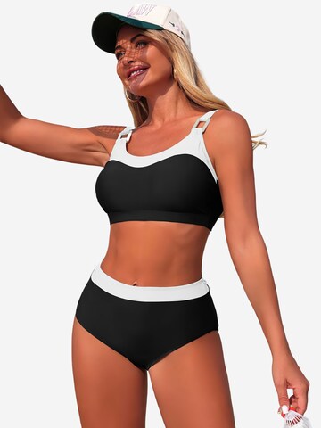 Magicshe Bralette Bikini in Black