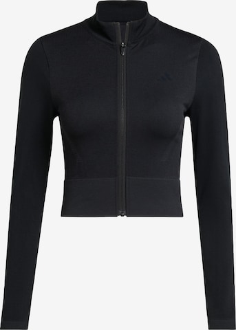 Cardigans de sport 'Essentials' ADIDAS PERFORMANCE en noir : devant