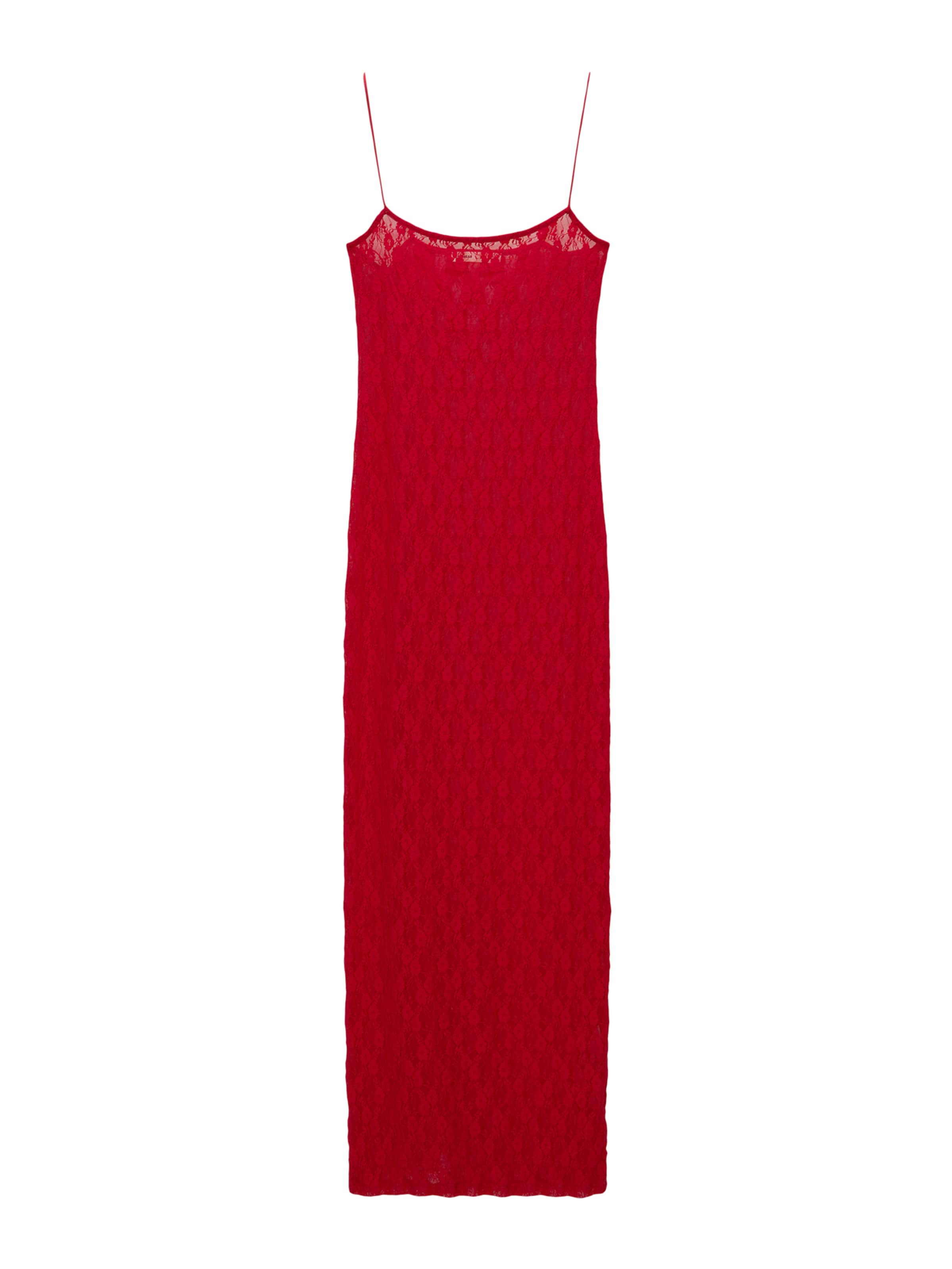 Pull&Bear Letné šaty - Červená: predná strana