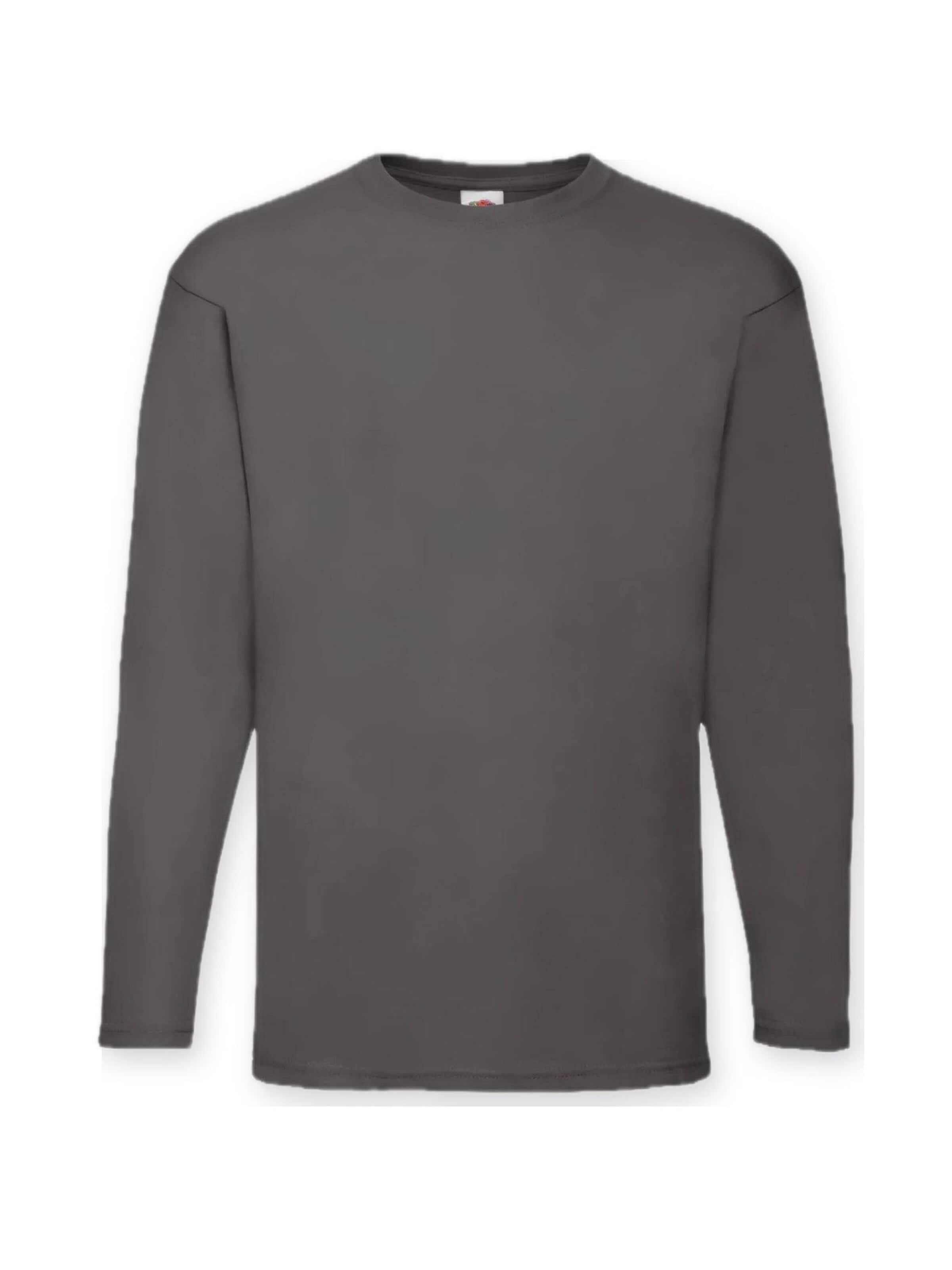 Sweat-shirt FRUIT OF THE LOOM en gris : devant