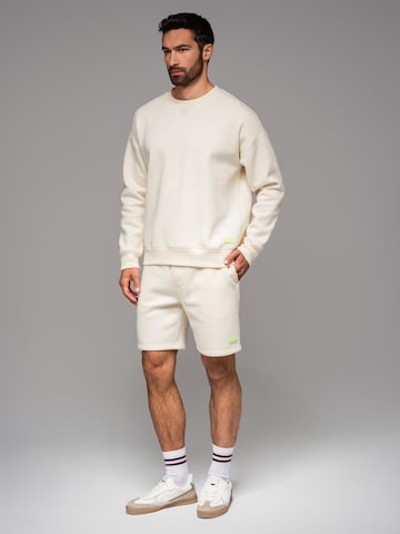 Ombre Sweatshirt i beige