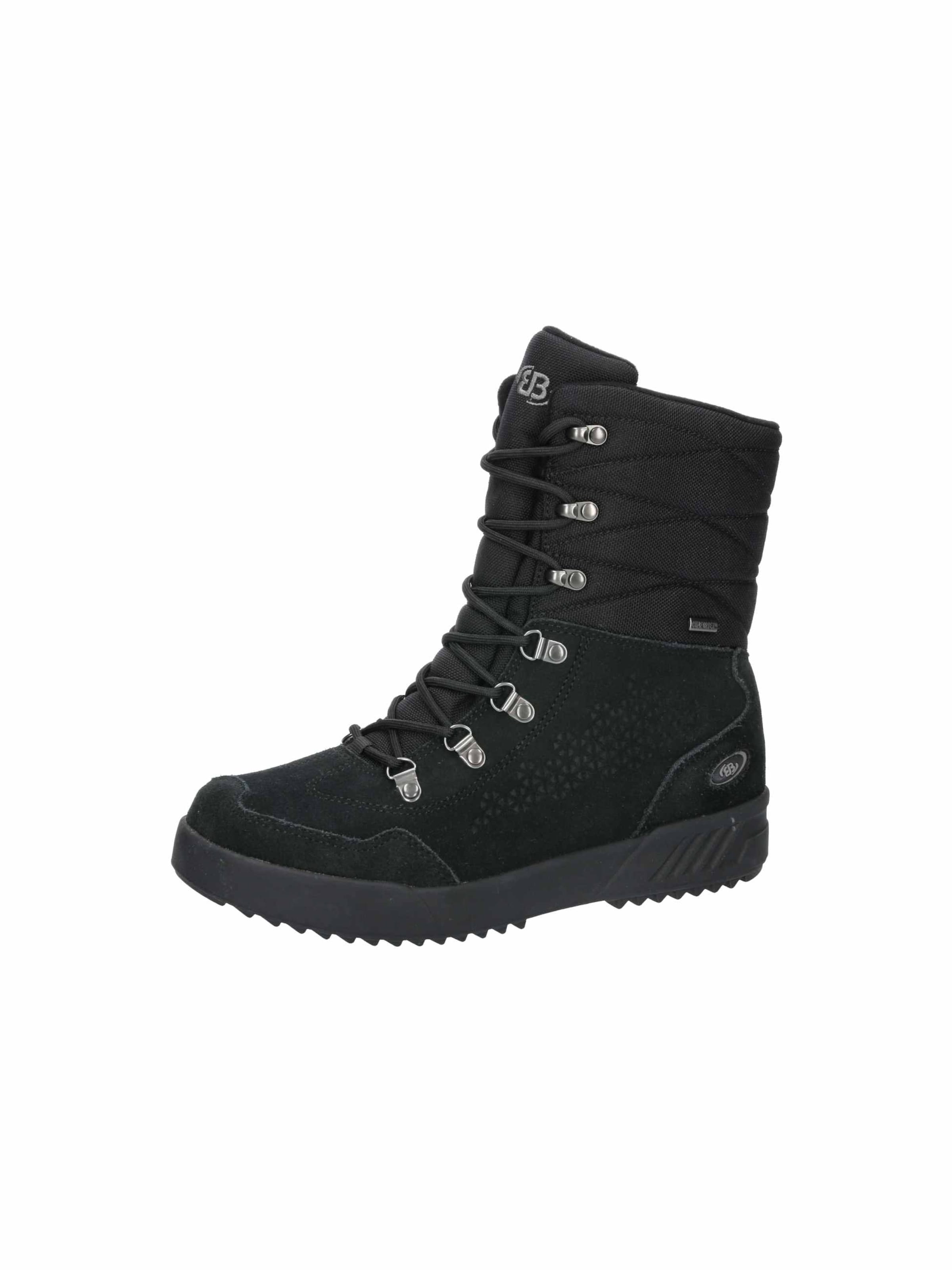 Brütting Snow Boots 'Svenika' in Black: front